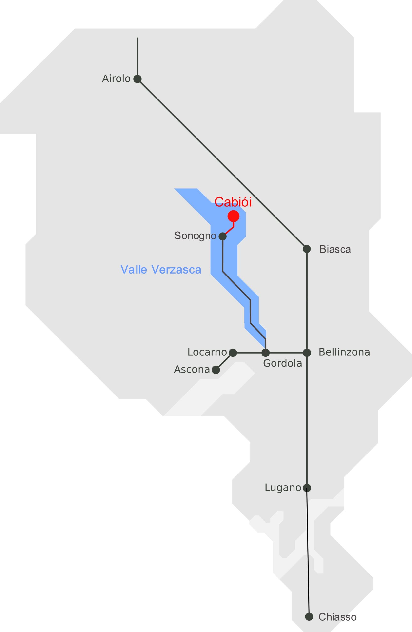 Mappa trasporti Ticino
