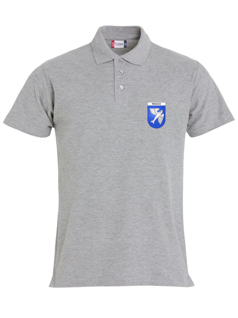 Polo-Clique-Basic-colore-grigio-melange