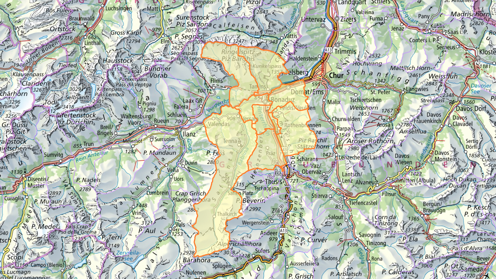Mappa Territorio